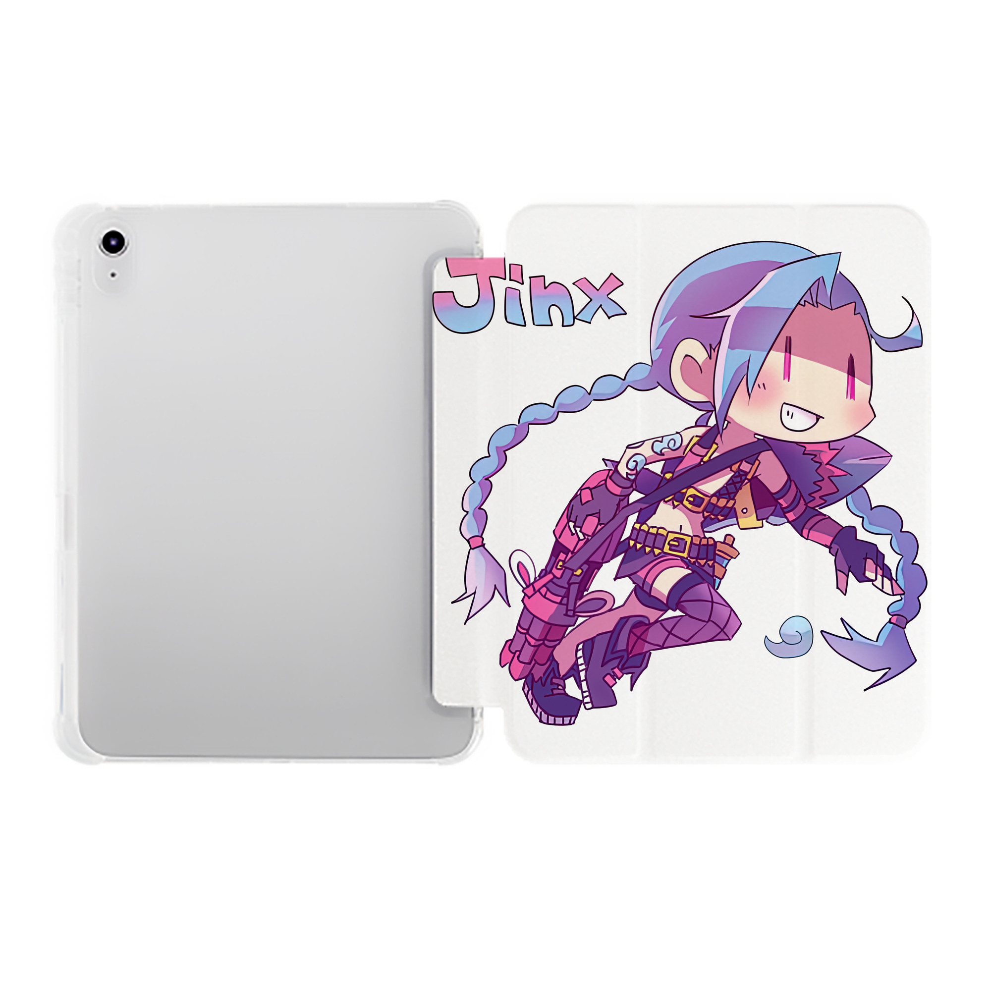 （画像用） リーグ・オブ・レジェンド League of Legends LOL IPad ケース ペン収納付き 三つ折りスタンド PUレザー×シリコン 対応機種9.5/10.5/10.9インチ
